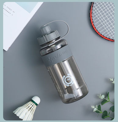 Boisson directe unisexe 1000 ml sans BPA Tritan motivationnel salle de gym Bouteille d'eau en plastique avec horodatage