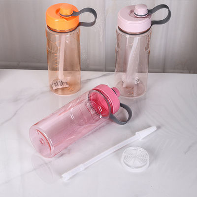 TOUR Logo personnalisé Bouteille de boisson carrée glacée étanche Bouteille d'eau en plastique carrée