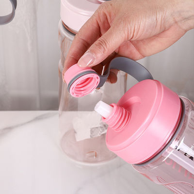TOUR Logo personnalisé Bouteille de boisson carrée glacée étanche Bouteille d'eau en plastique carrée