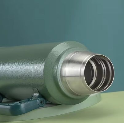 Bouteille d'eau de 1 litre pour l'escalade en plein air Camping Thermos isolé étanche en acier inoxydable