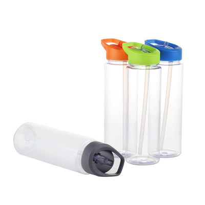 750 ml bouteille d'eau de sport en plastique transparente pour les voyages
