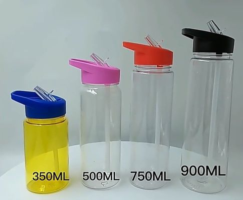 750 ml bouteille d'eau de sport en plastique transparente pour les voyages