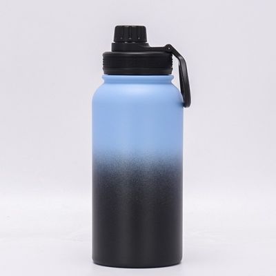 Bouteille à vide 1000 ml Bouteille d'eau en acier inoxydable de grande capacité pour l' extérieur et la plage