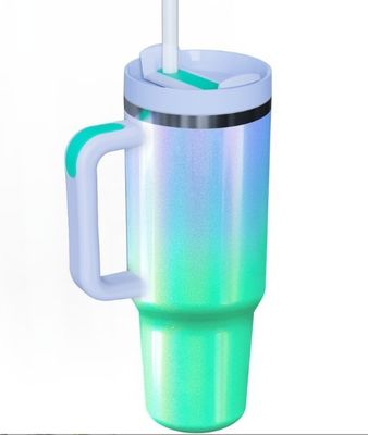 Couleur personnalisée 40oz capacité en acier inoxydable Tumbler Voyage avec poignée pour On-the-go