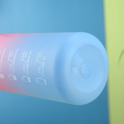 Bouteille d'eau motivationnelle avec couleur personnalisée