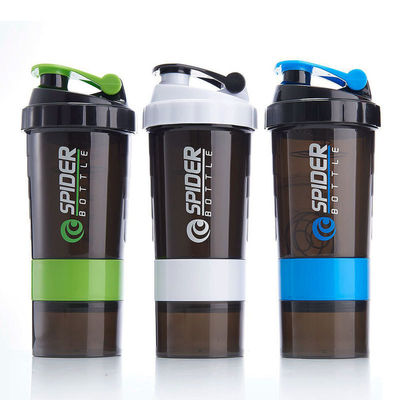 Bouteille de mélangeur de protéines en poudre de grande capacité en PP pour les sports de fitness