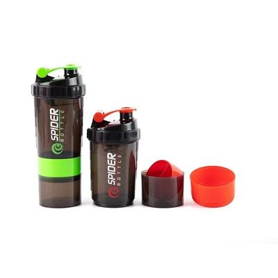 Bouteille de shaker à trois couches personnalisée avec couvercle pour gymnastique