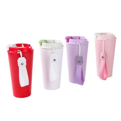 Couleur personnalisée tasse de café portable 350ml/500ml cadeau pour les étudiants style de design moderne