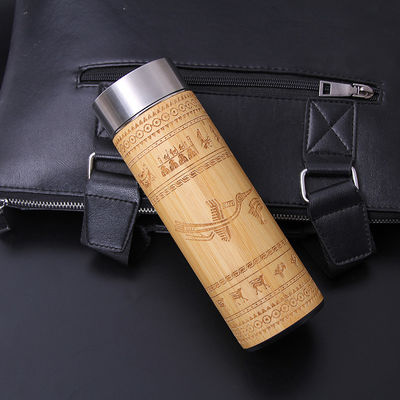 Bouteille d'eau isolée sous vide en acier inoxydable de 500 ml pour la production de bière de café et de thé
