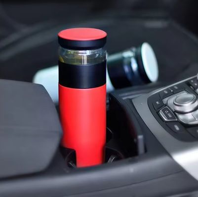500 ml filtre de séparation en acier inoxydable bouteille de verre sous vide isolée tasse de thé portable