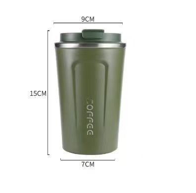 Tumbler Eco-friendly en acier inoxydable Voyage tasse à café à vide isolation réutilisable tasse