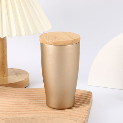 Bouteille d'eau en plastique à grains de bois de 350 ml pour les voyages