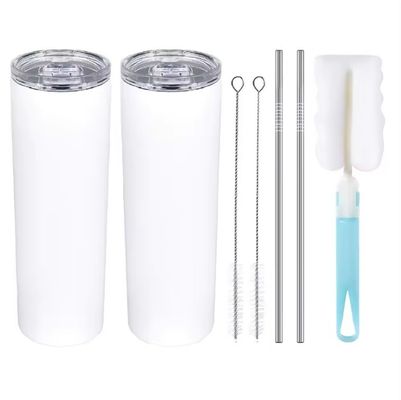 Une tasse de voyage isolée en paille créative sur mesure en acier inoxydable 304