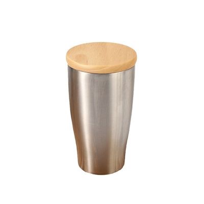 Bouteille à vide en acier inoxydable Coupe de bureau pour hommes avec couvercle et logo sur mesure