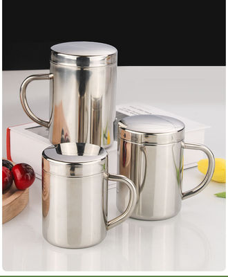 Bouteille d'eau personnalisable en acier inoxydable 304 avec poignée et couvercle 210ml/300ml/400ml Direct