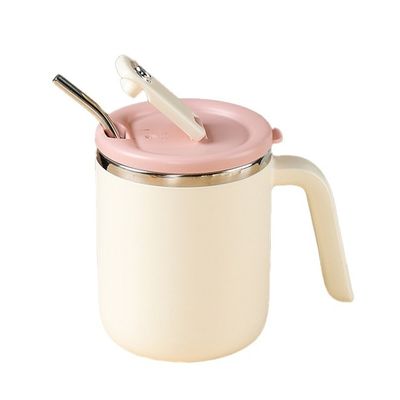 Tasse à café en acier inoxydable 500 ml tasse à eau réutilisable pour bureau et voyage durable
