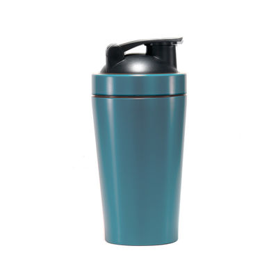 500 ml et 750 ml de gymnase bouteille de shaker en acier inoxydable métallique avec boule de mélange OEM accepté