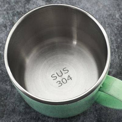 Logo d'impression personnalisé Coupe en acier inoxydable double couche pour les rafraîchissements chauds et froids