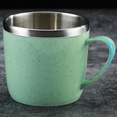 Gobelets portatifs en acier inoxydable à double couche de 220 ml pour les boissons anti-échauffement et thé
