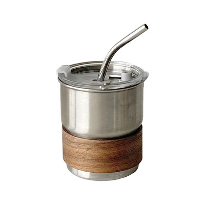 1 pice de bière en acier inoxydable choix du voyageur avec couvercle paille et manches