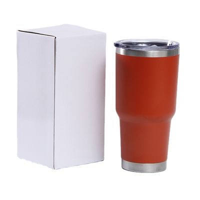 30 oz double paroi en acier inoxydable évier à vin bouteille à vide réutilisable avec couvercle