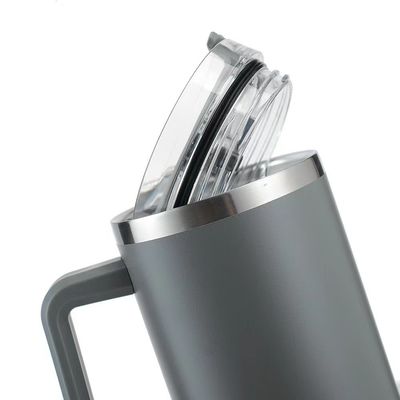 40 oz Sublimation Voyage tasse de café avec poignée poudre enduit en acier inoxydable Tumbler