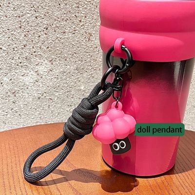710ML étui à café en acier inoxydable étanche pour camping tasse thermique avec paille et logo personnalisé