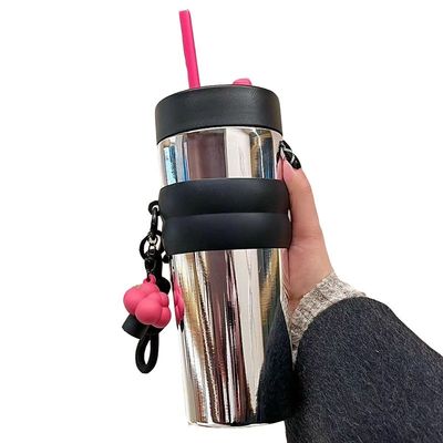 Tout le monde aime cette tasse de café en acier inoxydable à double paroi de 710 ml