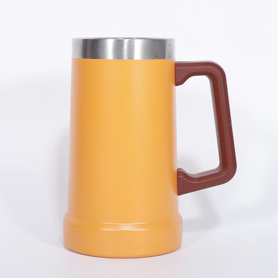 24OZ Vacuum double paroi 304 en acier inoxydable tasse de café à bière avec poignée idéal pour le quotidien