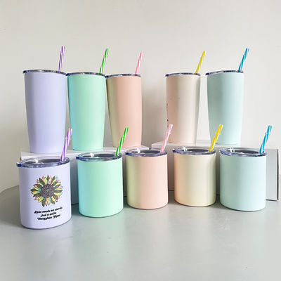 Bouteille en acier inoxydable à double paroi isolation tasse de café avec couvercle boisson tumblers 10oz 20oz