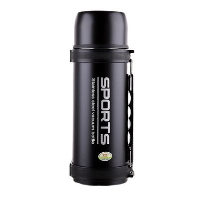 Bouteille à vide en acier inoxydable à double paroi personnalisée pour thermos isolé de style sportif