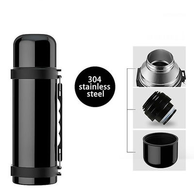 Bouteille à vide en acier inoxydable à double paroi personnalisée pour thermos isolé de style sportif