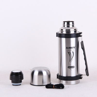 Bouteille à vide en acier inoxydable à double paroi personnalisée pour thermos isolé de style sportif