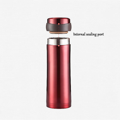 Bouteille de filtre à eau en acier inoxydable isolé sous vide pour enfants Logo personnalisé et durable
