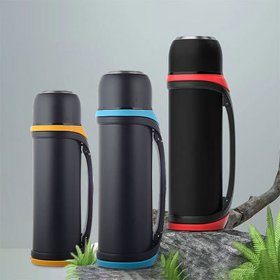 Coupe d'isolation sous vide en acier pour bouteilles d'eau 1300g Poids de coupe nue