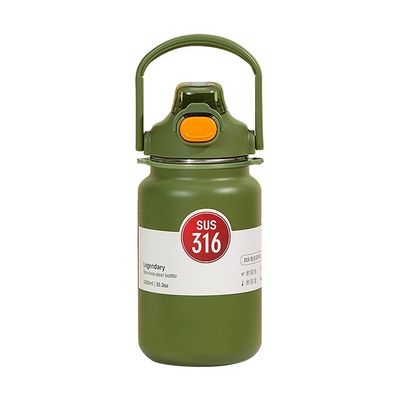 Bouteille d'eau en acier inoxydable portable de 1300 ml