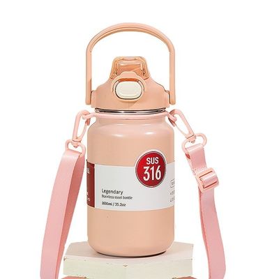 Bouteille d'eau en acier inoxydable portable de 1300 ml
