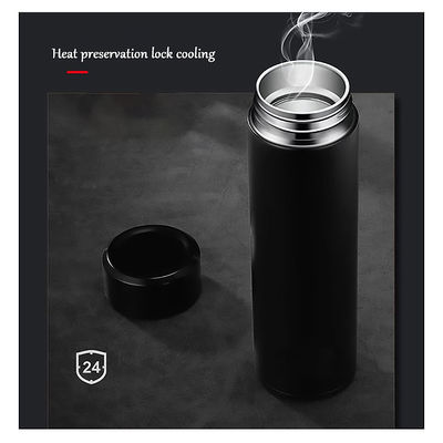 Coupe à bouteille en acier inoxydable en PP pour les boissons chaudes et froides