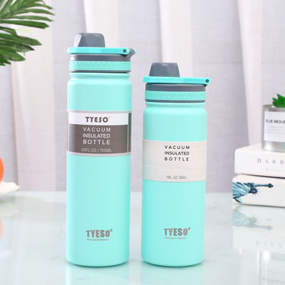 Bouteille thermique écologique large bouche double paroi en acier inoxydable Bouteille d'eau isolée