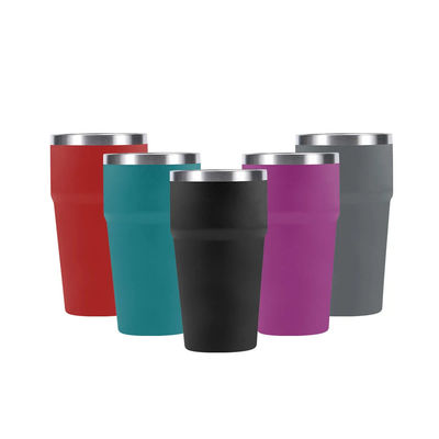 Une tasse de bière 16 oz tasse de bière 16 oz 20 oz 24 oz 30 oz 40 oz en acier inoxydable encore tasse de vin
