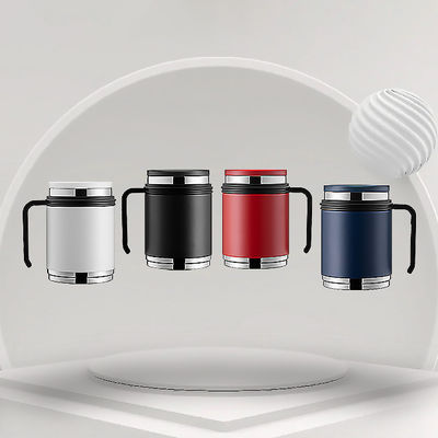 Coupe de café en acier inoxydable à double paroi pour toute la saison avec avantage de poignée portable