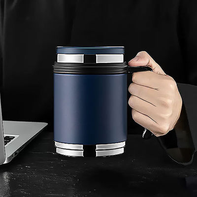 Coupe de café en acier inoxydable à double paroi pour toute la saison avec avantage de poignée portable