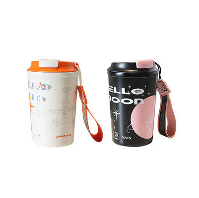 Coupe de café en acier inoxydable isolée pour voyages, réutilisable