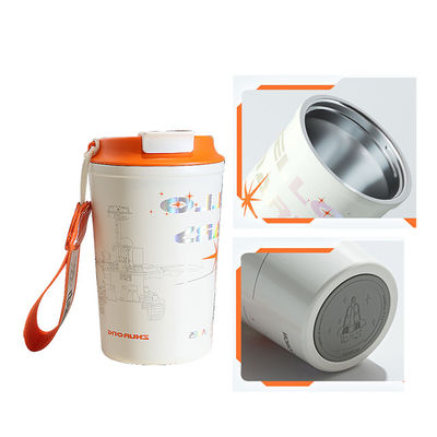 Coupe de café en acier inoxydable isolée pour voyages, réutilisable