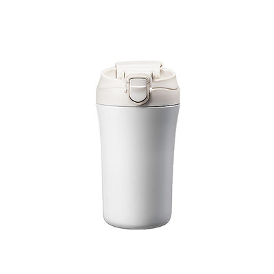 Tabou à café de voyage isolé en acier inoxydable avec logo personnalisé et couvercle anti-déversement