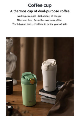 Coupe à café isolée sous vide en acier inoxydable de design moderne idéale pour les voyages et le bureau
