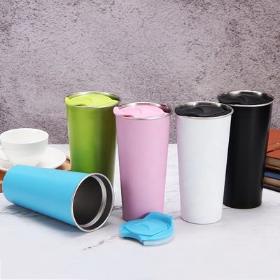 Coupe de café isolée 17oz et 18oz étui en acier inoxydable pour l' achat en vrac