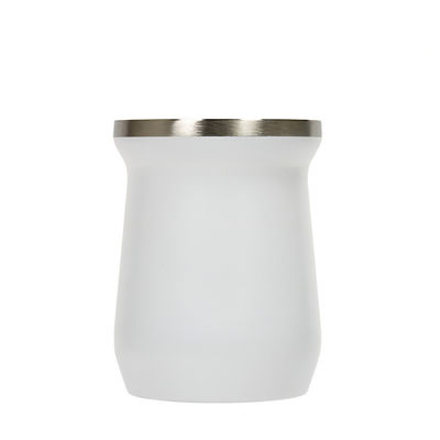 Coupe de thé en acier inoxydable mate tasse à large bouche pour tasses de bière personnalisées et café isolé