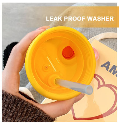 Bouteille d'eau en acier inoxydable portable de 500 ml, tasse de café isolée avec paille