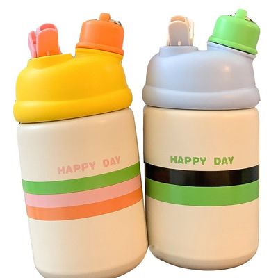 Coupe thermos isolée en acier inoxydable 500 ml, appareil de café à vide à haute apparence, avec couvercle